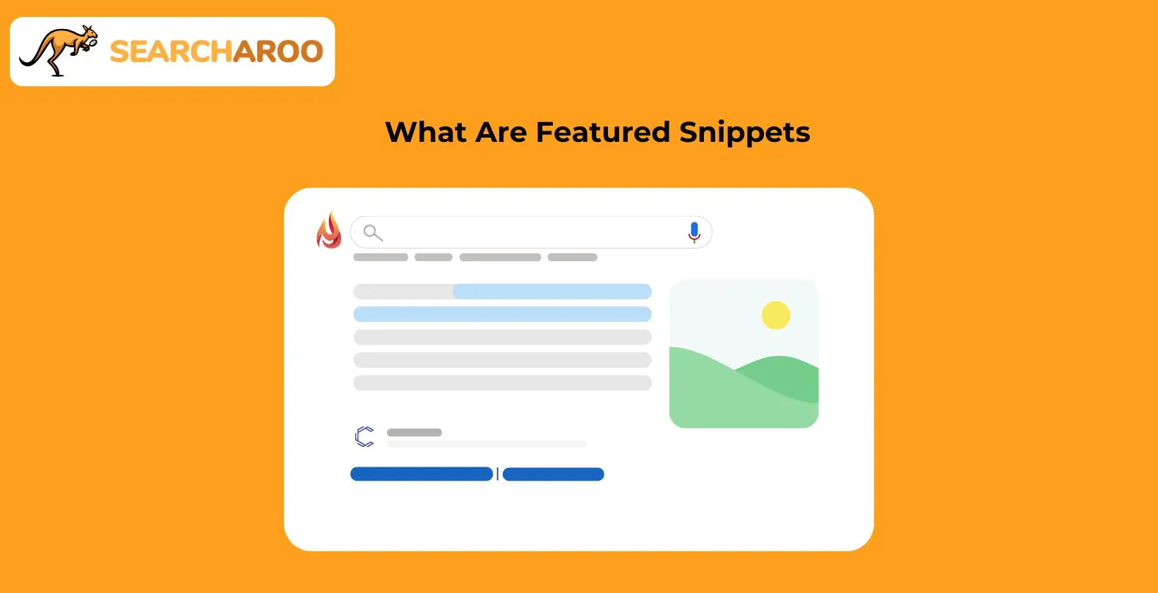 featured snippet visual