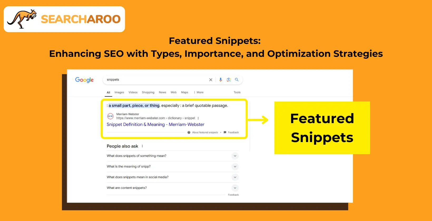 featured snippets enhancing seo