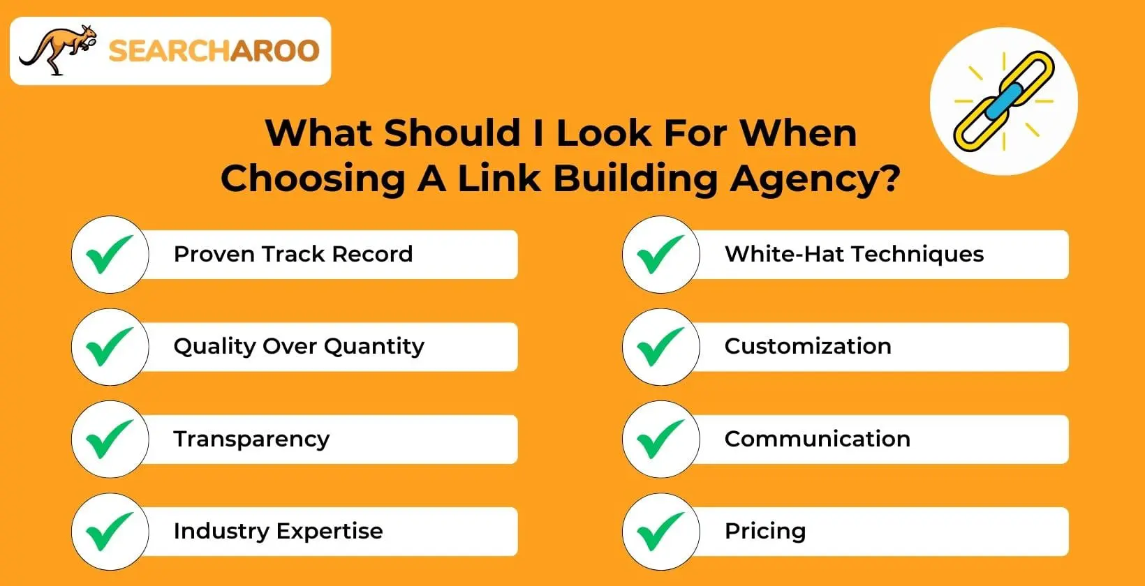 what to look for when choosing a link building agency?